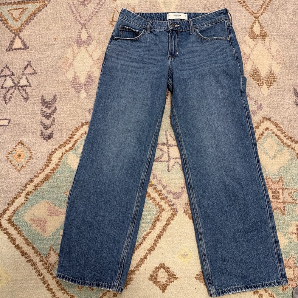Blue baggy hollister jeans
